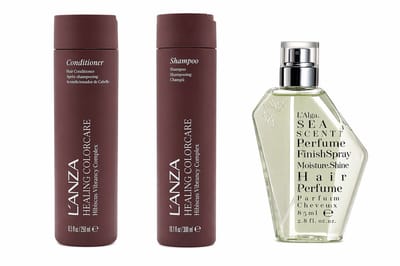 LANZA Healing ColorCare Set Shampoo Conditioner Hair Perfume Gekleurd Haar Bescherming Hydratatie Glans Verzorging
