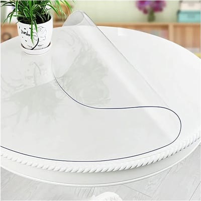 Waterdichte Tafelhoes - Tafelzeil Protector - Tafel Beschermen - 2 mm Dikte - Rond 140cm - Transparant