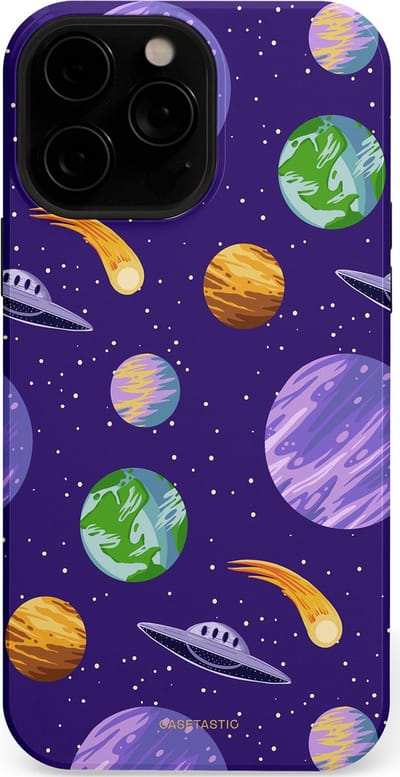 Casetastic Hoesje Geschikt voor Apple iPhone 13 Pro Max Magsafe - Stijlvolle Beschermende Duo-layer Case - Ufo verkeer