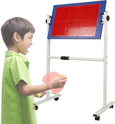 Tafeltennis rebound board Tafeltennis Oefenbord Voor Kinderen Volwassen, 44 Inch Hoog Professioneel Pingpong Rebound Bord, Trainingsschot Voor Pingpongtafel