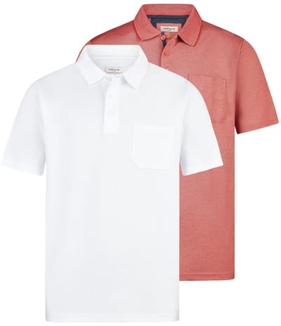 Redmond Heren poloshirt 2 pack Basic