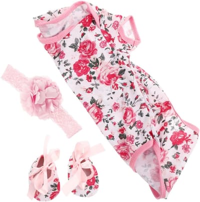 Poppenkleding Set - Babykleding Poppen - Poppen Aankleden - Gedetailleerd Vakmanschap - 37x30cm - Multicolor
