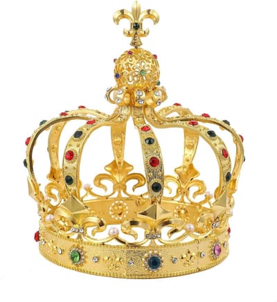 Rhinestone Kroon voor Feestjes, Kostuums en Evenementen - Medium, Alloy en Kristal Decoratie