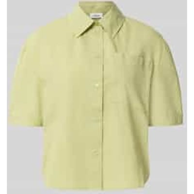 Katoenen Blouse met Hemd Kraag en Borstzak Dames s.Oliver