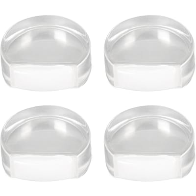 4 stuks Transparante Deurstopper Zachte Acryl Deurhouder Voorkom Impact Vloer Deurbuffer voor Slaapkamer