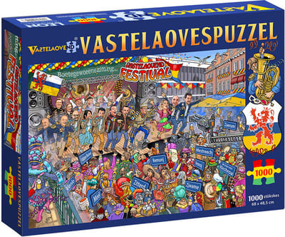 Vastelaovend puzzel 48cm x 64cm - 1000 stukjes - Carnaval thema feest evenement party fun