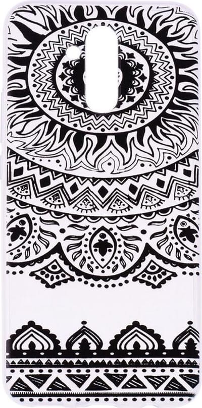 Shop4 - Geschikt voor Huawei Mate 20 Lite Hoesje - Zachte Back Case Mandala Zwart