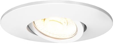 Ledvion - LED Inbouwspot - Wit - 6W - CCT 2200K-4000K - Ø96mm - Dimbaar - RVS - IP65