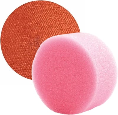 Superstar Carnaval schmink met sponsje - koper - gezicht/lichaam - 16 ml - kind/volwassenen
