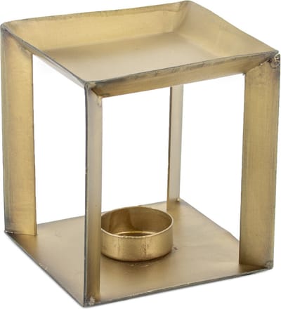 HomeBound by KY | Geurbrander Goud Cube | Amberblokjes Geurblokjes | Geurbrander