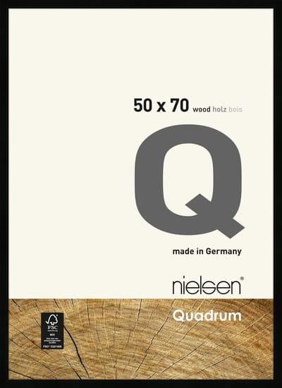 Nielsen Quadrum Houten Wissellijst Black 50x70cm