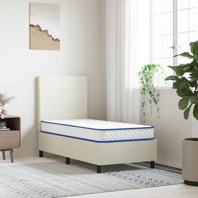 vidaXL - Traagschuimmatras - 80x160x17 - cm - Zacht - wit