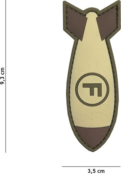 101 Inc Embleem 3D Pvc F. Bom Coyote  11115