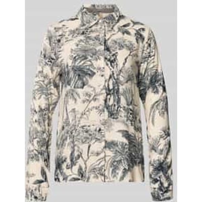 regular fit blouse van viscose model 'CARLI 1'