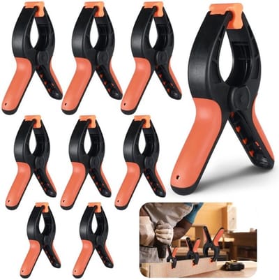 Veerklemmen 8 Stuks - Heavy Duty Nylon - Verstelbare Klemmen - 3/4/5 Inch - Klemmen Gereedschap - Houtbewerking