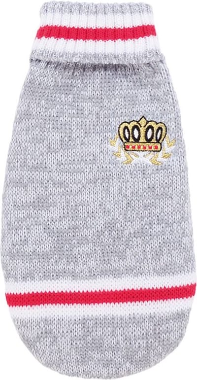 Croci - Hondentrui - Hondensweater EWAN - Kleur: Grijs - Ruglengte: 20 cm