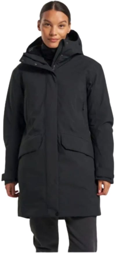 The North Face Hydrenalite City Long Casual winterjas dames Zwart S/36