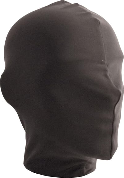 Mister b lycra masker zonder oog gaten - zwart