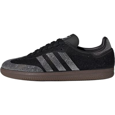 adidas Samba OG Zwart Zilver Strass Dames Sneakers Core-Black Dark-Gum IH9052 42⅔ black