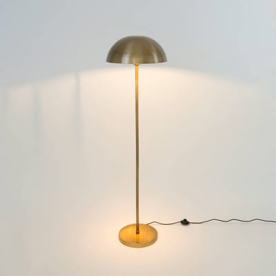 Holländer Vloerlamp Fungo, onder stralend, goud