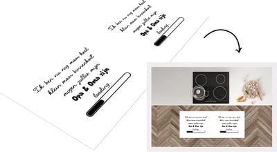 Keukenloper - Loper keuken - Familie - Quotes - Spreuken - 'Opa en oma zijn' - 120x50 cm - Keukenloper vinyl