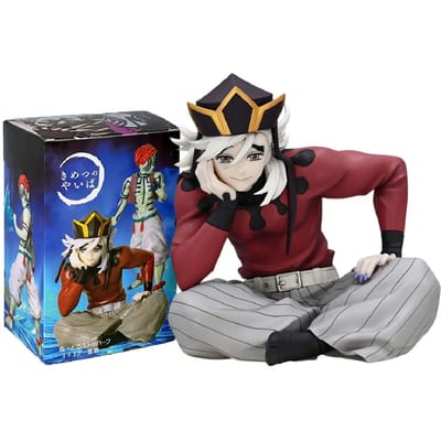 Anime Demon Slayer Douma Premium Chokonose Noodle Stopper Anime Model Actiefiguren Set PVC Figuur Speelgoed Verjaardagscadeaus