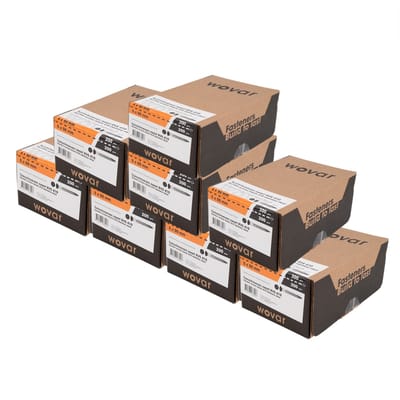 Potdekselschroeven Zwart RVS 410 5 x 50 mm Torx 25 Deeldraad | 1600 Stuks