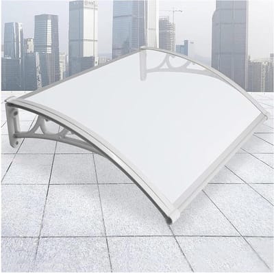 Deurluifel Buiten Overkapping - Regen Luifel - Bescherming Ramen Deuren - Sterke Draagkracht - 60x290cm - Helder
