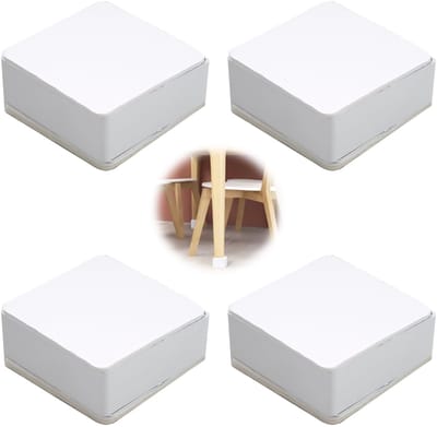 Cosensi- Meubelverhogingen 4 Stuks - Koolstofstaal - Zelfklevend - Hoogte 3 cm/6 cm - Draagvermogen 500 kg - Voor Bed/Bank/Kast - Meubelrisers