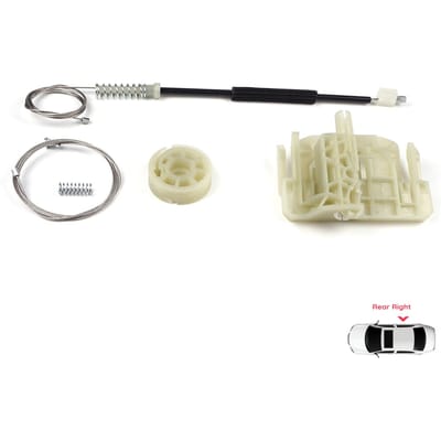 BWR5448 Ensemble Régulateur Lève-Vitre Électrique Porte Arrière Droite pour BMW Série 5 F10 F18 F11 4/5 Portes 2009-2017 51357182614