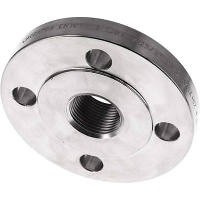 Draadflens DN25-PN40 Rp 1'' RVS 1.4571 DIN 2567 En EN 1092-1 (Type 13)
