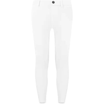Kentucky Horsewear - Rijbroek Mexico – Jongens – Rijlegging met Knee Grip – Wit – Maat 140 – Ademend & Elastisch