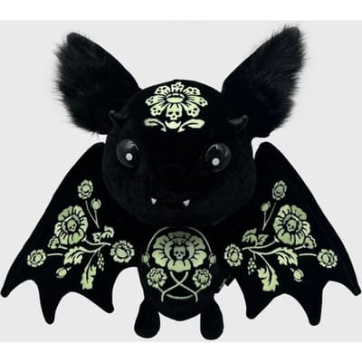 Killstar - Gothic Pluchen figuur - Kreeptures - Vampir: Glow Blossom Plush (Glow in the Dark) - voor Geen - zwart-wit