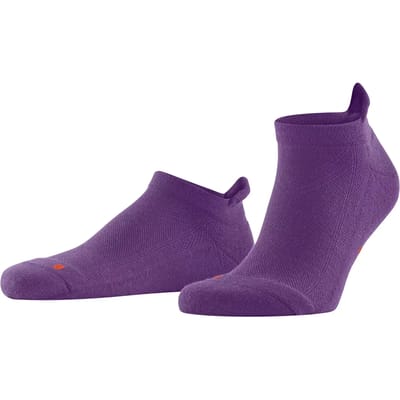 FALKE Cool Kick kort eenkleurig functioneel materiaal sneakersokken enkelsokken unisex paars - maat 42-43