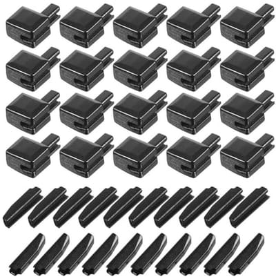 Metalen Ritssluitingen Reparatieset - 20 Sets Vervangende Ritsen voor Kleding, Tassen en Meer