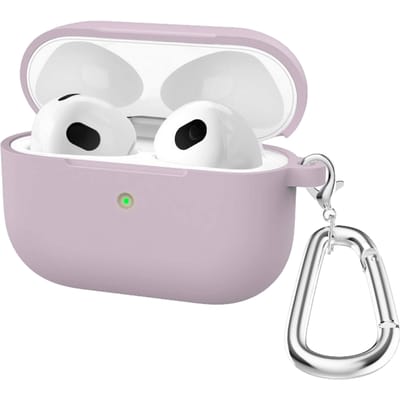 CaseBody Stevig Siliconen AirPods 3 Hoesje Paars