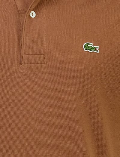 Lacoste poloshirt korte mouw bruin