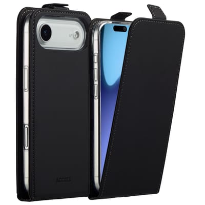 Accezz Hoesje - Geschikt voor Apple iPhone 17 Air - Flipcase - Zwart