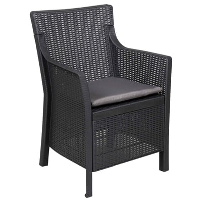 vidaXL - Fauteuil - Antracietkleurig - PP