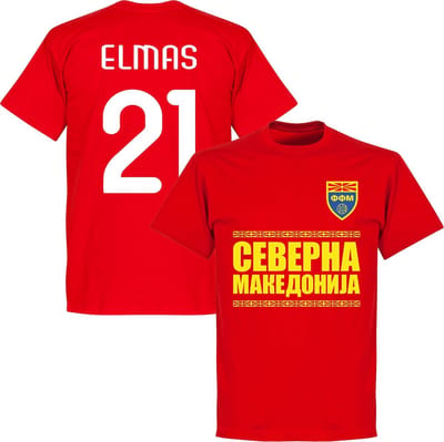 Noord Macedonië Elmas Team T-Shirt - Rood - M