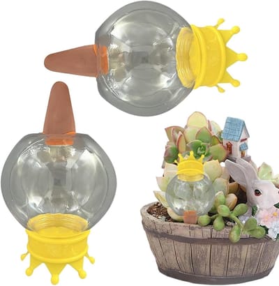Watergeefbollen - Automatisch Irrigatiesysteem - Planten Verzorgen - Stabiele Vochtregeling - 2 Stuks - Transparant