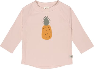 Lässig Zwemshirt Rashguard Lange Mouw Splash & Fun Ananas - Poederroze - maat 92cm