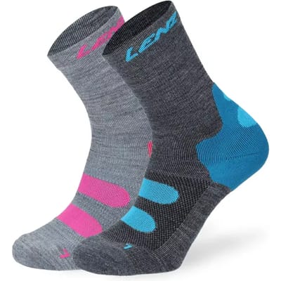 Lenz Outdoor 1.0 Half Lange Sokken 2 Paren Veelkleurig EU 35-38 Kinderen