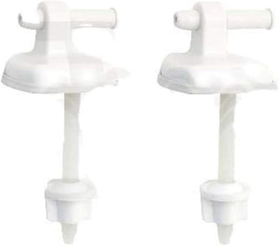 Scharnierset Toiletbril - Vervangende Scharnieren - Reparatie Badkamer - Metaal - Standaard