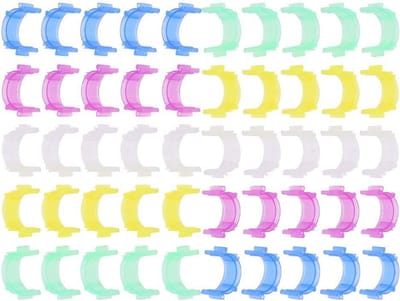 50 Stuks Gekleurde Draadspoel Clips - Organiseer Uw Naaigaren en Spoelen