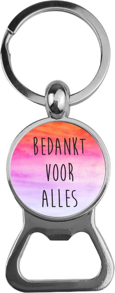 Bieropener Glas - Bedankt Voor Alles