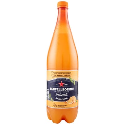 Bruisende sinaasappelsapdrank aranciata naturalli 1,2l - san pellegrino