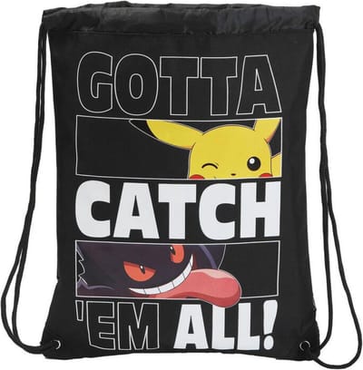Pokemon Pikachu - gymtas / zwemtas 44 cm - incl. vak met rits - Top kwaliteit!