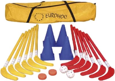 Complete Set Hockey Trainingsmateriaal: Sticks, Pucks, Ballen en Kegels
