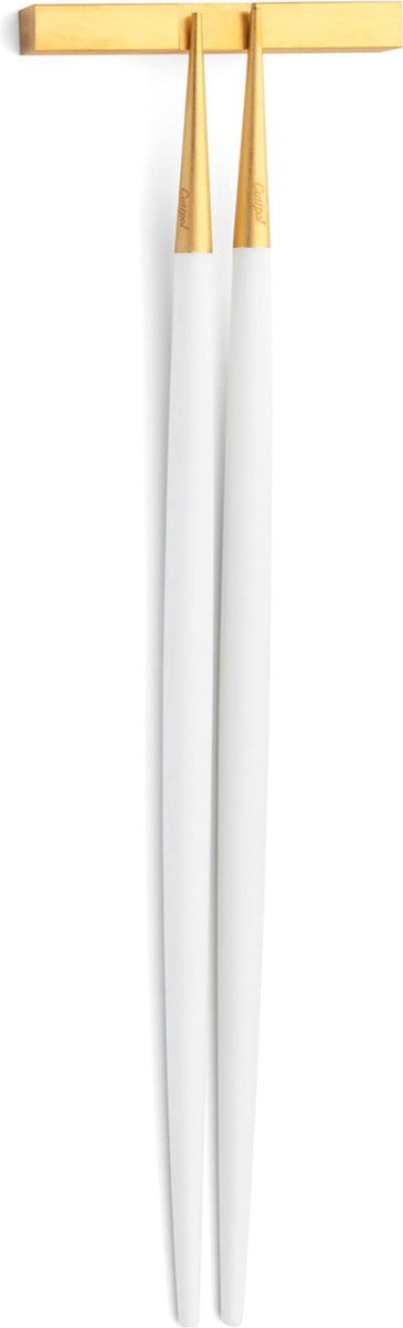 Goa - Wit/Goud - Chopsticks set  // Cutipol (2 paar)